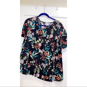 XXL Jungle Scrub Top